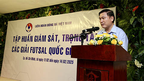 ‘Futsal Việt Nam nâng tầm thì trọng tài cũng phải nâng tầm’